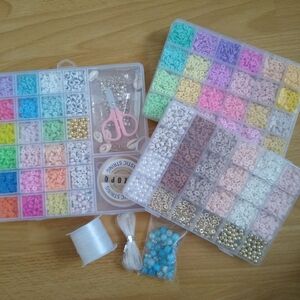 Many Clay Beads Bundle, Crafting and DIY